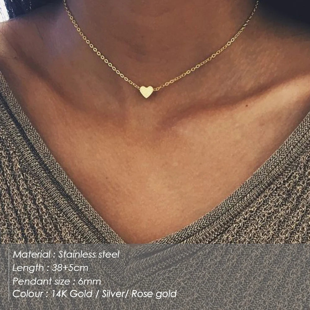 Heart Choker Necklace